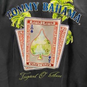 Tommy Bahama silk shirt Tropical O Aces